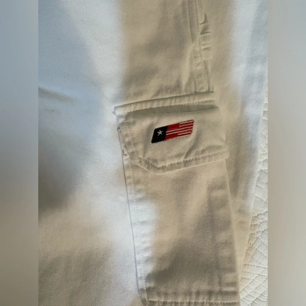 Revolve White Cargo Pants Brand- Honor the Gift Americana